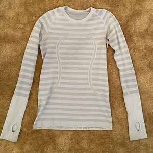 Light Purple Women’s Lululemon Swiftly Long Sleeve